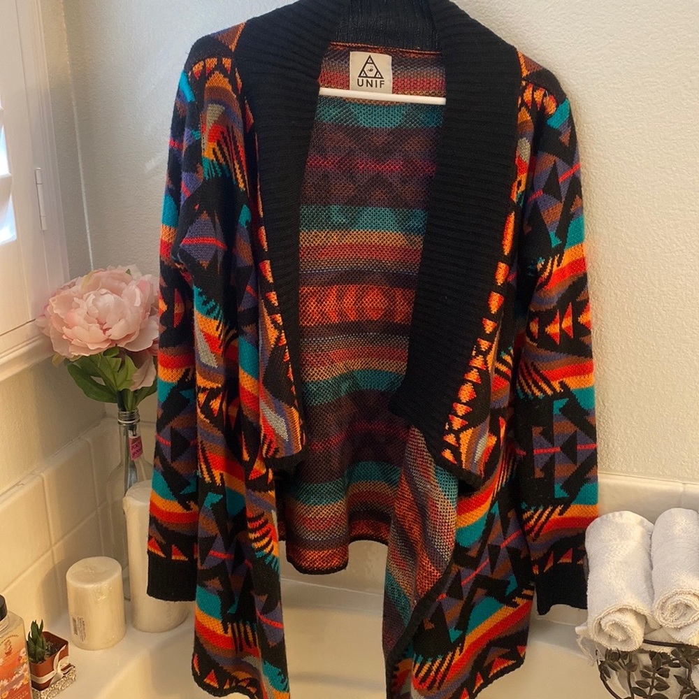 UNIF tribal print cardigan